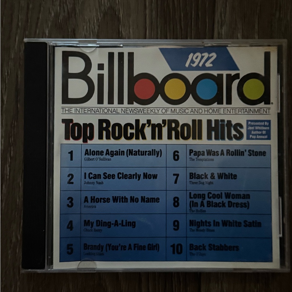 Billboard Top Rock'n'Roll Top Hits 1972 CD